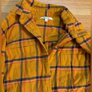 Madewell plaid flannel